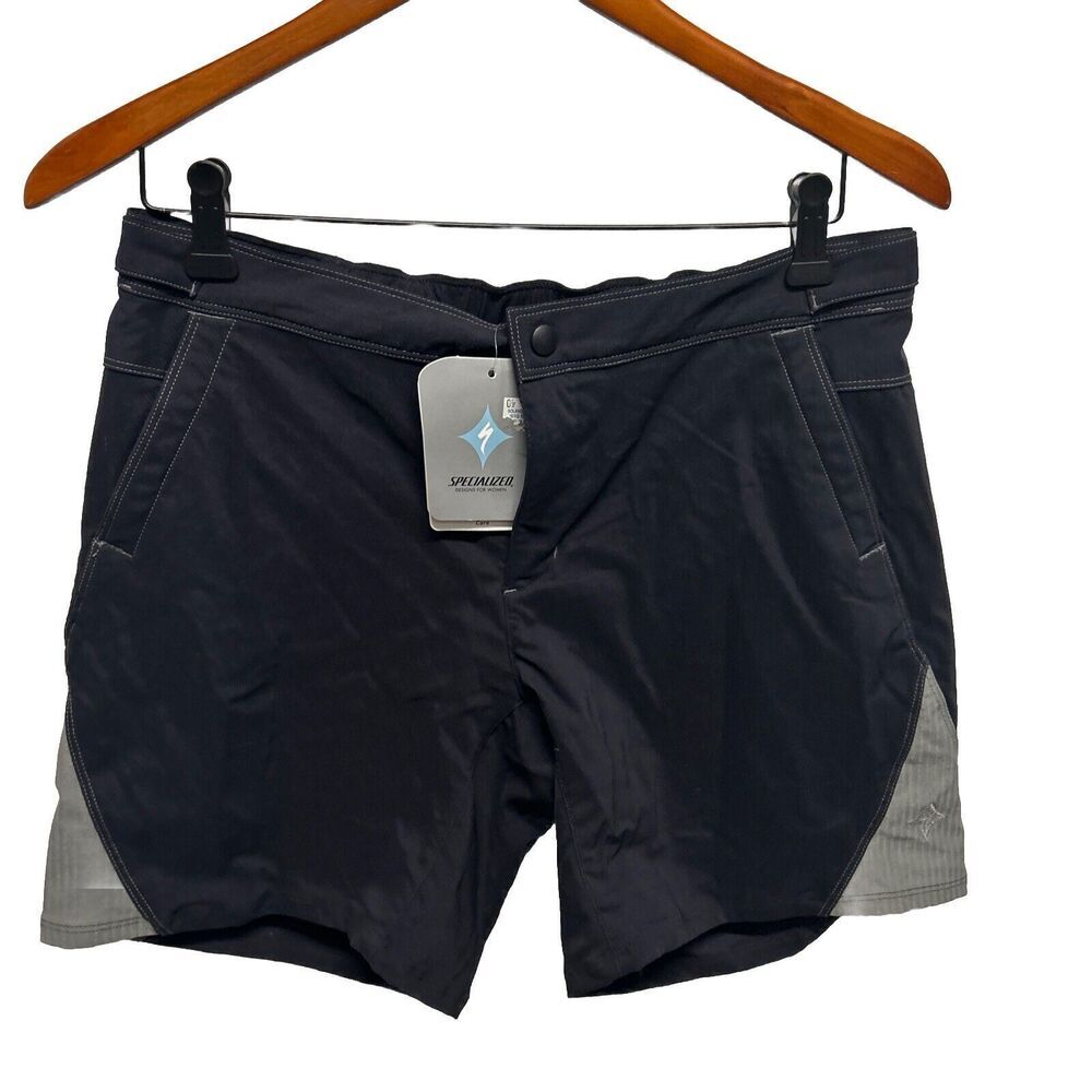 Specialized Short Cycling Biking Black/Grey Womens Medium New With Tags